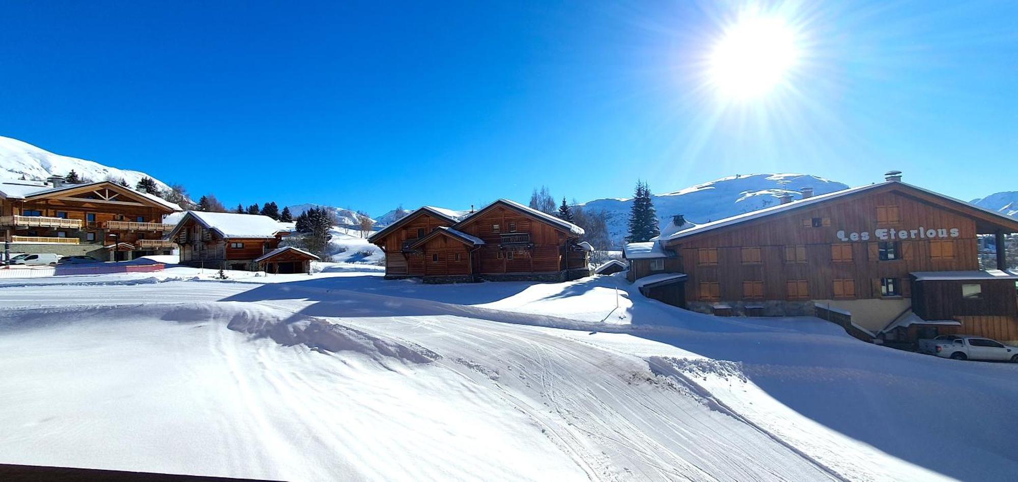 Pieds Des Pistes - Parking Couvert - Plein Sud ラルプ・デュエ エクステリア 写真