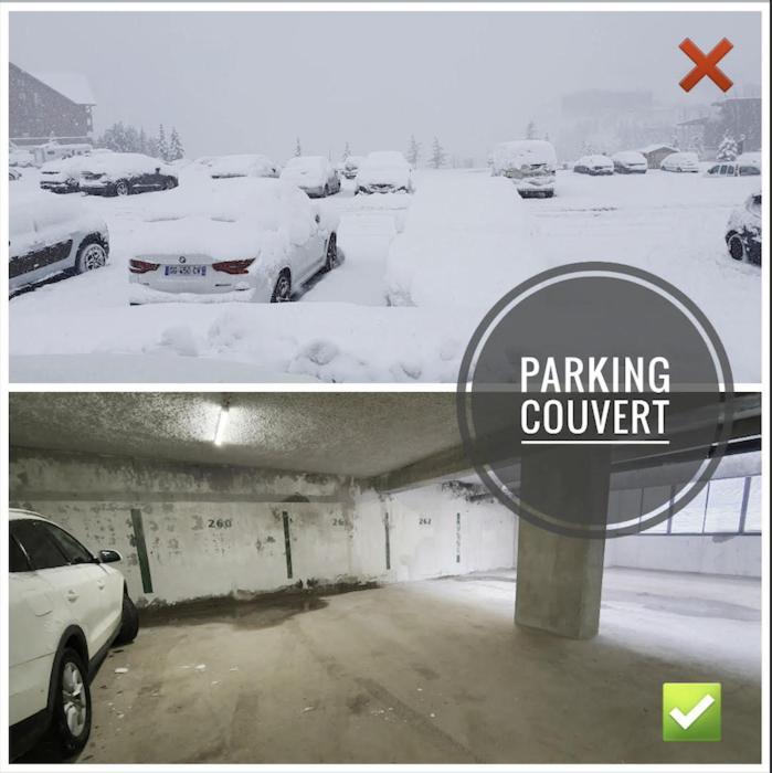 Pieds Des Pistes - Parking Couvert - Plein Sud ラルプ・デュエ エクステリア 写真